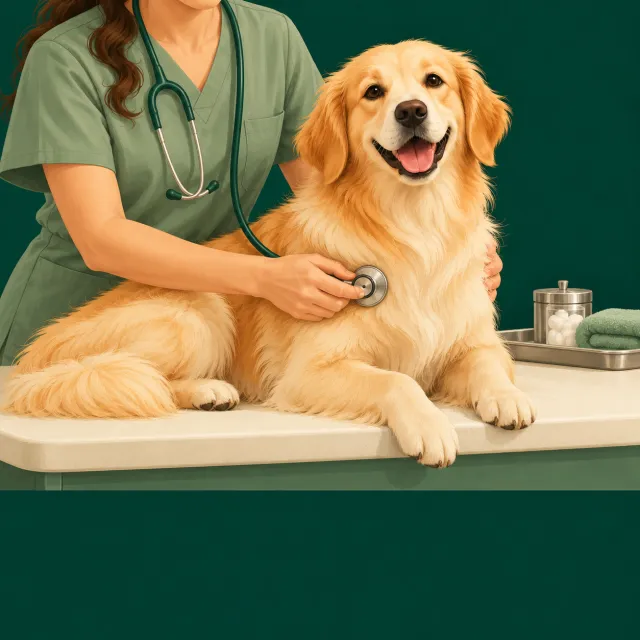 Veterinary clinic illustration