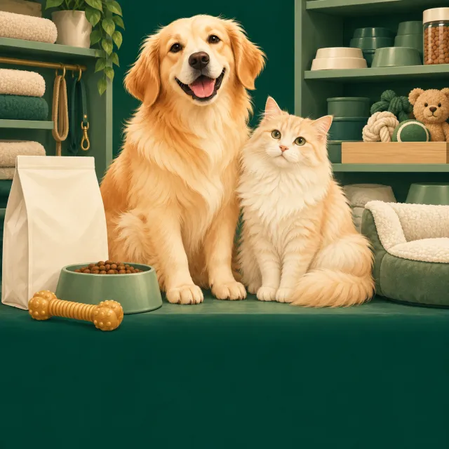 Pet shop illustration